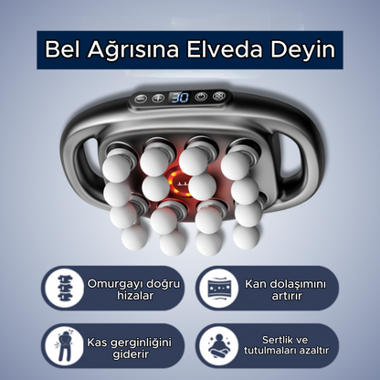 Moviva™ 16 Başlı Masaj Aleti