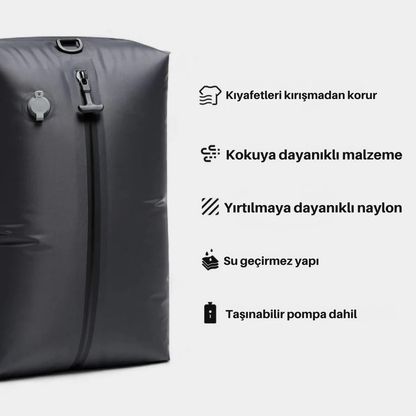 Moviva™ VacPack - Taşınabilir Vakum Cihazı Ve Sıkıştırma Kılıfı